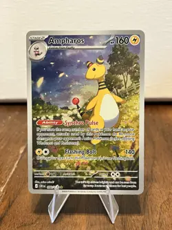 Ampharos IR Chaos Rising 090/086 Pokemon! Illustration Rare MINT - Image 1