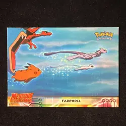 1st Printing Blue Logo - Farewell - Pokemon 1999 Topps Movie - #39 - LP - Image 1