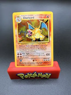 1999 Pokemon Charizard Holo Base Set 4/102 NM Unlimited Pokemon See Photos-e - Image 1