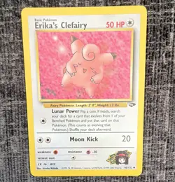 Pokemon TCG Erika's Clefairy Gym Challenge Uncommon 40/132 50HP Excellent - Image 1