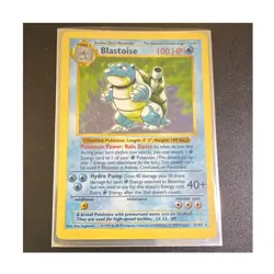 Blastoise 2/102 Base Set Shadowless Holo Rare Stage 2 100 HP EN 1999 - Image 2