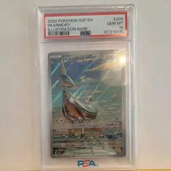 Skarmory 209/191 Sv08 Surging Sparks EN Illus Rare Holo PSA 10 2024 - Image 1