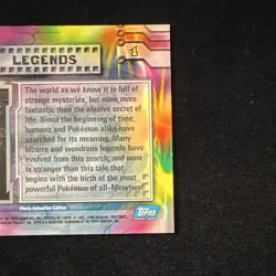 1st Printing Blue Logo - Legends - Pokemon 1999 Topps Movie - #1 - LP - Image 4