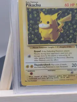 1999 Pokemon Game Pikachu League Black Star Promo #1 PSA 9 MINT WOTC - Image 5