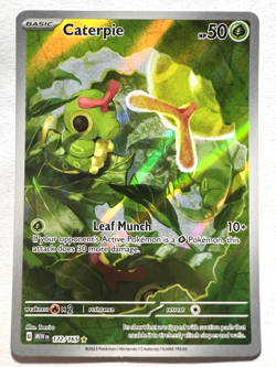Pokemon Caterpie 172/165 Sv Scarlet & Violet 151 Illustration Rare Holo (#1) - Image 1