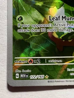 Pokemon Caterpie 172/165 Sv Scarlet & Violet 151 Illustration Rare Holo (#1) - Image 5