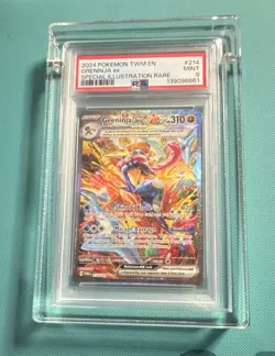 Greninja ex Sv06 Twilight Masquerade EN 214/167 SIR Holo PSA 9 - Image 3