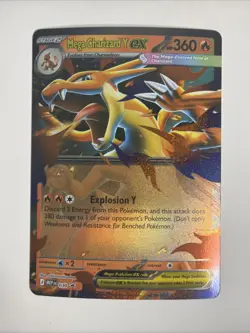 Mega Charizard Y EX 030/ME Mega Evolution Promo Full Art Holo Eng 360HP 2016 - Image 1