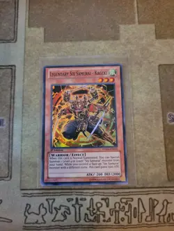 YUGIOH LEGENDARY SIX SAMURAI KAGEKI SDWA-EN018 SUPER 1ST ED VLP - Image 1