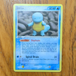 Pokemon Ditto (Squirtle) 064/113 Delta Species Regular Common EN 60 HP - Image 1