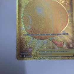 Pokemon TCG Big Charm 206/192 Rebel Clash Secret Rare Gold Holo NM/MINT - Image 2