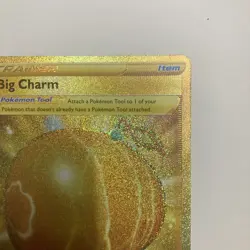 Pokemon TCG Big Charm 206/192 Rebel Clash Secret Rare Gold Holo NM/MINT - Image 4