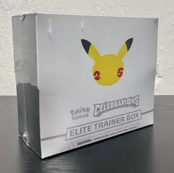 Pokemon TCG 25th Anniversary Celebrations Elite Trainer Box (2021) (Minor Tears) 820650809439 - Image 1