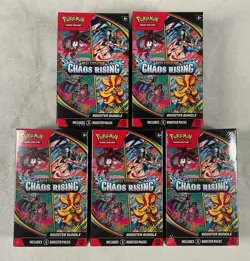 Pokemon TCG: One Chaos Rising Booster Bundle - New, Factory Sealed - Image 1
