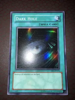 Yu-Gi-Oh! Dark Hole - DB1-EN113 - Super Rare - Unlimited VLP! - Image 1