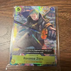 SEALED Roronoa Zoro OP07-113 Illustration Box Vol 3 One Piece Promo - Image 1