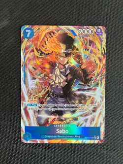 Sabo (Alternate Art) OP15-046 Adventure on Kami's Island SR Foil One Piece NM/M - Image 1