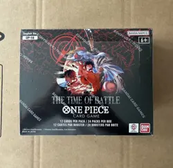 One Piece TCG - The Time Of Battle Booster Box OP-16 - Brand New & Sealed - Image 1