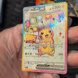 The Pokemon Company Pikachu ex 219/191 SV08: Surging Sparks Holo Full Art SIR - Image 3