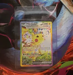 The Pokemon Company Pikachu ex 238/191 Sv08 SIR Full Art Holo English 200HP - Image 1