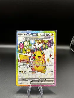 The Pokemon Company Pikachu Ex Full Art Tera Holo Ultra Rare 219/191 200 HP Sv08 - Image 1