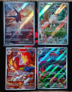 Pokemon TCG IR Bundle 4 Cards - Gloom 198 Infernape 173 Latios 203 Meowth 106 - Image 1