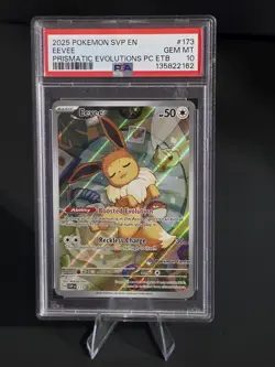 Eevee 173 Sv Scarlet & Violet Promo Cards Holo Pokemon Center Exclusive PSA 10 - Image 1