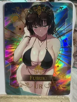 FUBUKI Goddess Story Anime Waifu Card Girl Foil Doujin Holo ACG - Image 1