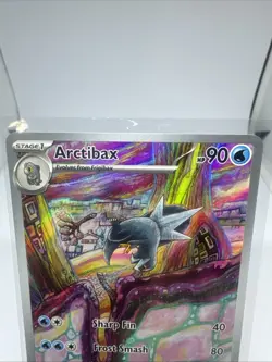 Arctibax 209/193 Paldea Evolved Illustration Rare Full Art Holo Pokemon Card NM - Image 2