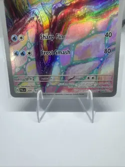 Arctibax 209/193 Paldea Evolved Illustration Rare Full Art Holo Pokemon Card NM - Image 3