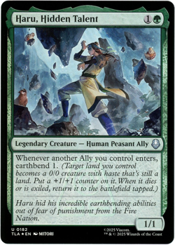 Haru, Hidden Talent (Foil) - 0182 - Avatar: The Last Airbender TLA - MTG - NM/M - Image 1