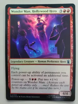 MTG Wonder Man, Hollywood Hero Marvel Super Heroes Foil Uncommon - Image 1