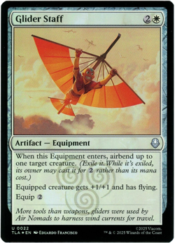 Glider Staff (Foil) - 0022 - Avatar: The Last Airbender TLA - MTG - NM/M - Image 1