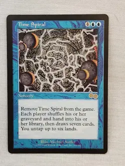 NM Time Spiral Urza's Saga Mtg Magic the Gathering - Image 1