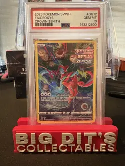 2023 POKEMON SWORD & SHIELD CROWN ZENITH #GG12 FULL ART/DEOXYS PSA 10 - Image 1