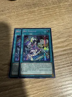 Yugioh Bot Herder MP25-EN149 Prismatic Secret Rare 1st Edition NM x1 copy - Image 1