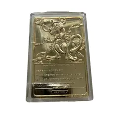 1999 Pokemon "Mewtwo" 23 Karat Gold Plated Special Edition Trading Card Collect - Image 2