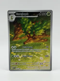 Pokemon TCG English Sawsbuck 092/086 SV: White Flare Reverse Holo - Image 1
