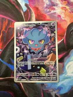 Pokemon Misdreavus 233/217 - ME: Ascended Heroes Illustration Rare Holo Card NM - Image 1