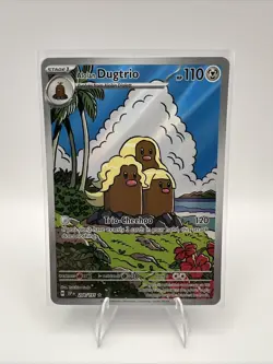 Alolan Dugtrio 208/191 Illustration Rare Surging Sparks Pokemon Near Mint - Image 1