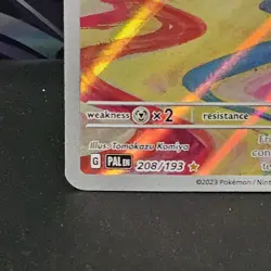 Pokemon TCG Frigibax 208/193 Paldea Evolved Illustration Rare Full Art NM - Image 2