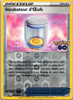 Carte Pokemon Dresseur Incubateur d'Oeufs 066/078 Reverse - 2022 - Image 1