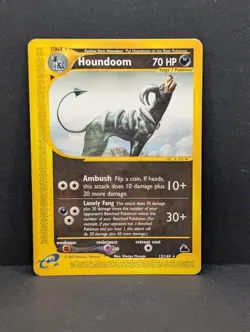 Houndoom 12/144 Skyridge Regular Non-Holo Rare Pokemon TCG Nintendo MP - Image 1