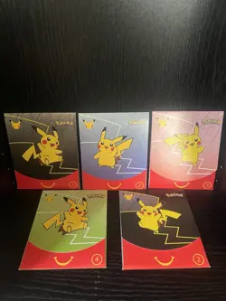 2021 McDonald’s Pokemon 25th Anniversary Packs Sealed w/ Original Cardboard - Image 1