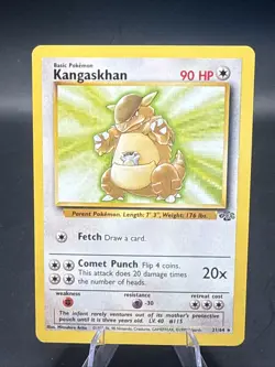 Pokemon Kangaskhan Jungle 21/64 WOTC Rare NM - Image 1