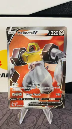 🔥Pokemon TCG Melmetal 75/78 🔥Full Art Pokemon Go Near Mint🔥 - Image 3