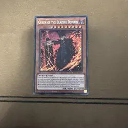 1X NM Queen of the Blazing Domain - MP25-EN147 - Prismatic Secret Rare YuGiOh - Image 1