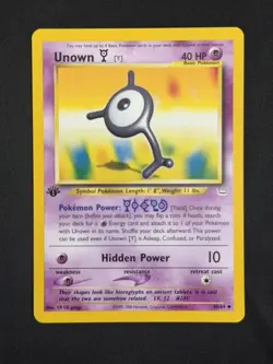 1st Edition Unown Y 40/64 - Neo Revelation WoTC Unlimited Pokemon NM - Image 1