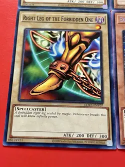 Exodia Full 5 Piece Set | LDK2 + Exodia, The Legendary Defender | YuGiOh! - Image 4