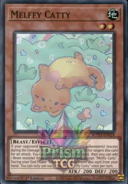 1st ed Melffy Catty super rare ROTD-EN018 Yugioh - Image 1